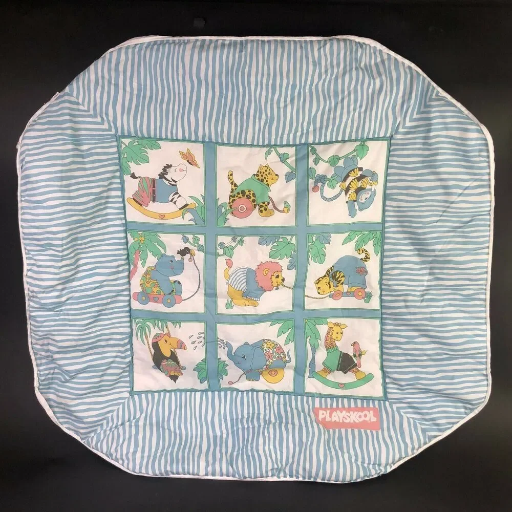 Playskool Comforter‎ Vintage Baby Blanket 40